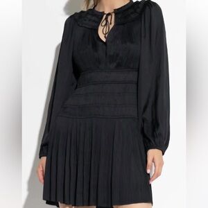Ulla Johnson Malia Black Long Sleeve Dress NWT